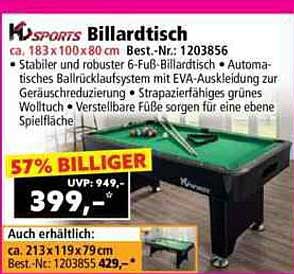 Billardtisch 6-Fuß mit automatischem Ballrücklauf
