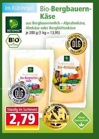 Bio-Bergbauern-Käse aus Bergbauernmilch – Alprahmkäse, Almkäse oder Berghüttenkäse