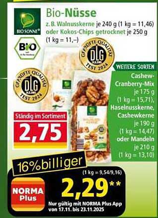 Bio-Nüsse von Bio Sonne – Ideal für gesundheitsbewusste Naschkatzen