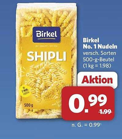 Birkel No. 1 Nudeln Shipli 500 g