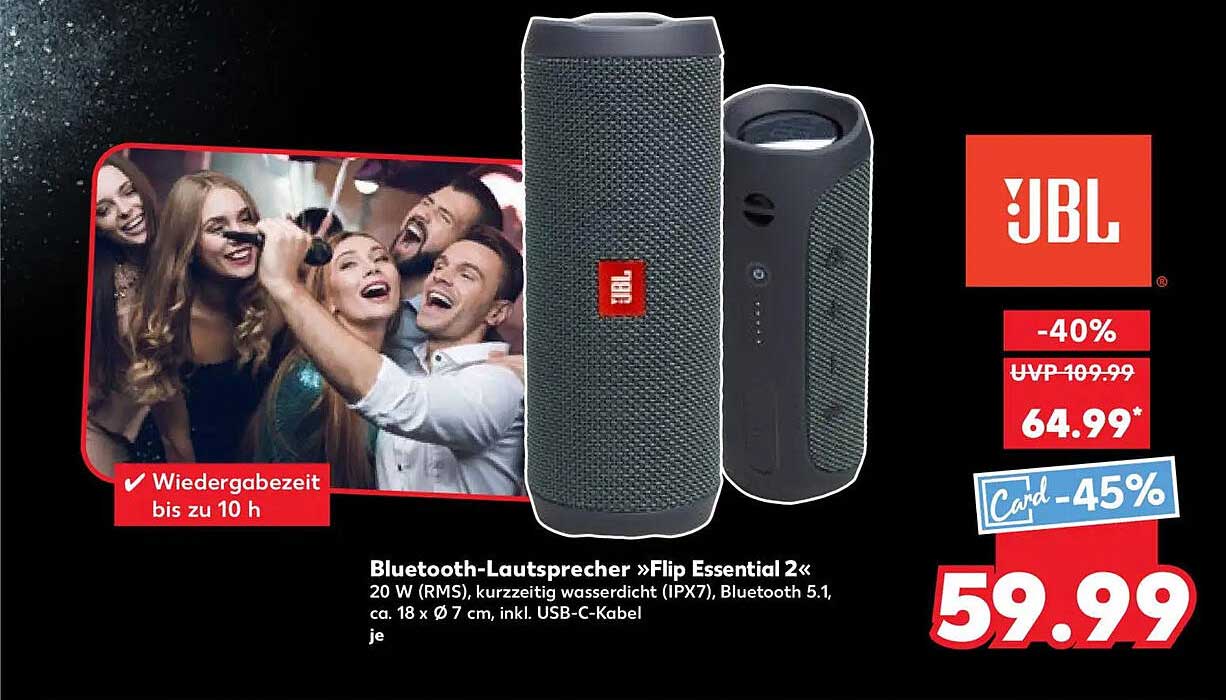 Bluetooth-Lautsprecher »Flip Essential 2«