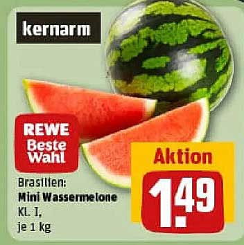 Brasilien: Mini Wassermelone Kl. 1, je 1 kg