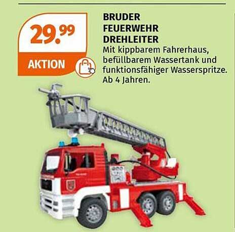 BRUDER FEUERWEHR DREHLEITER