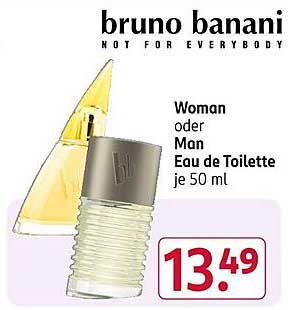 bruno banani Woman oder Man Eau de Toilette je 50 ml