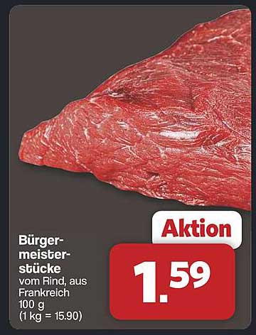 Bürgermeisterstücke vom Rind, aus Frankreich