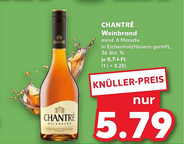 CHANTRÈ Weinbrand 0,7 l – Knüller-Preis!