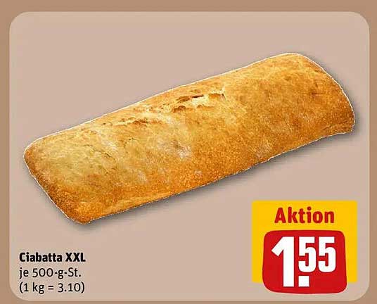 Ciabatta XXL je 500-g-St.