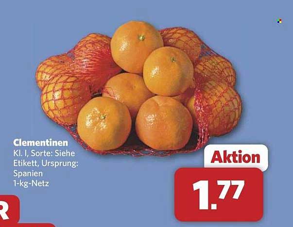 Clementinen 1-kg-Netz - Aktion