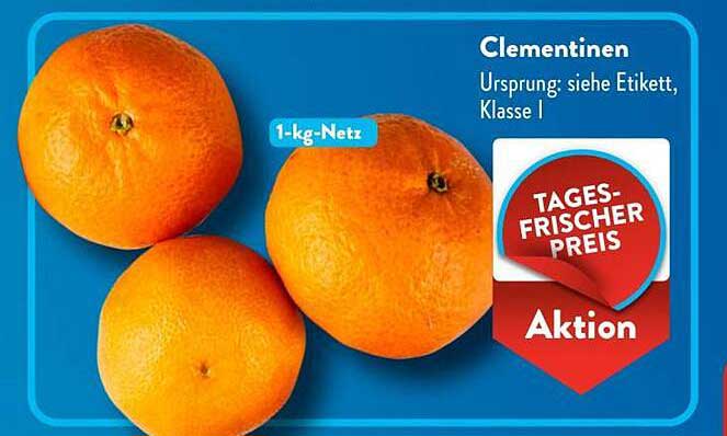 Clementinen - 1-kg-Netz, Klasse I