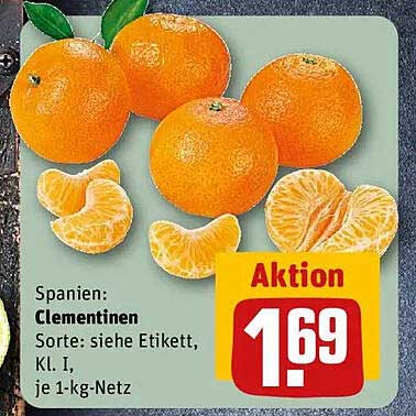 Clementinen - frisch und saftig aus Spanien