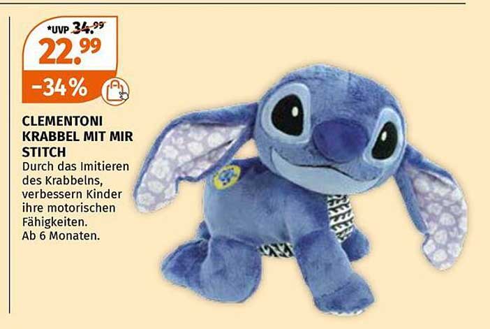 Clementoni Krabbel mit mir Stitch