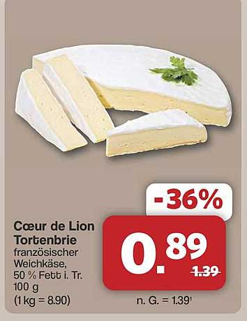 Cœur de Lion Tortenbrie 50% Fett i. Tr., 100 g