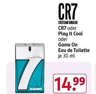 CR7 Eau de Toilette – Play It Cool oder Game On je 30 ml