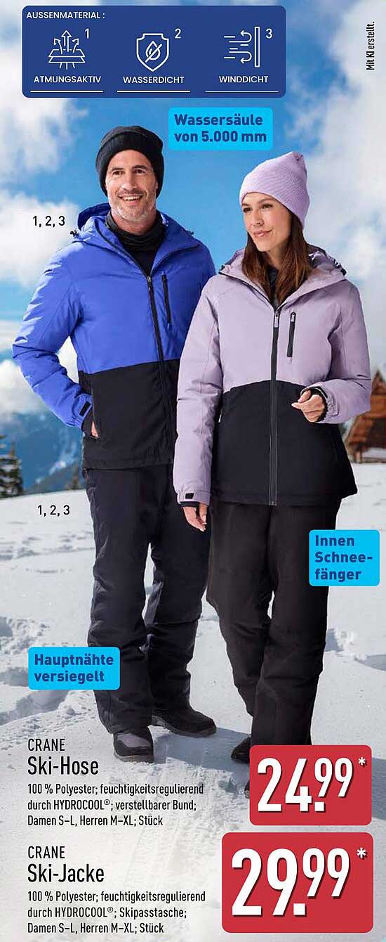 CRANE Ski-Hose und Ski-Jacke