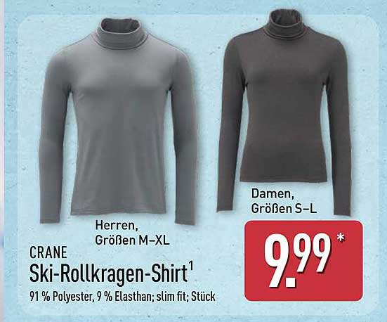 CRANE Ski-Rollkragen-Shirt
