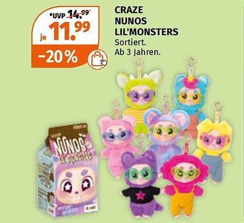 CRAZE NUNOS LIL'MONSTERS