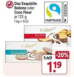 Das Exquisite Balena oder Coco Fleur 125 g - jetzt 20% günstiger!