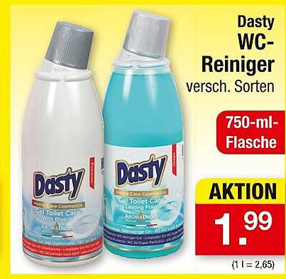 Dasty WC-Reiniger verschieden Sorten 750 ml