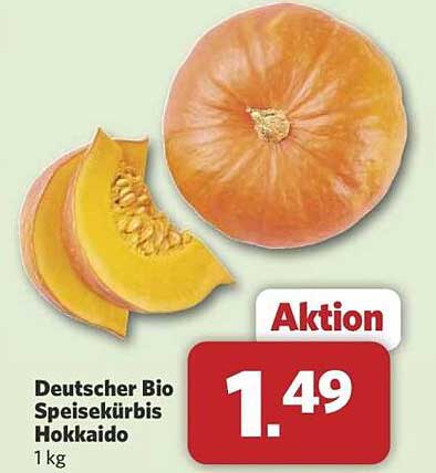 Deutscher Bio Speisekürbis Hokkaido