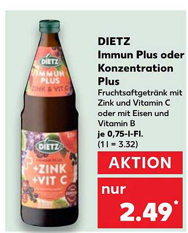 DIETZ Immun Plus oder Konzentration Plus