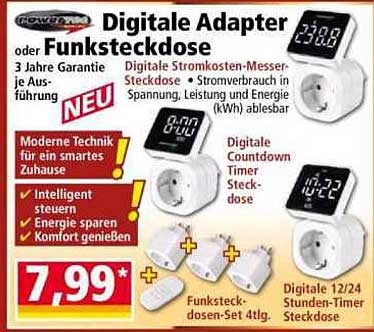 Digitale Adapter oder Funksteckdose