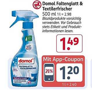 Domol Falteng glatt & Textilerfrischer 500 ml