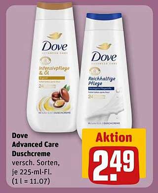 Dove Advanced Care Duschcreme 225 ml, verschiedene Sorten
