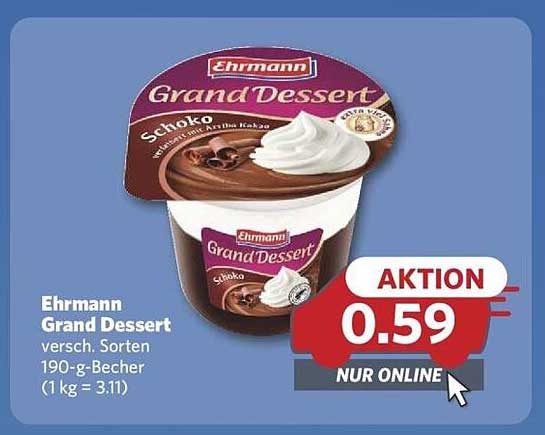 Ehrmann Grand Dessert - Schoko 190-g-Becher