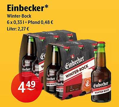 Einbecker Winter-Bock 6 x 0,33l + Pfand