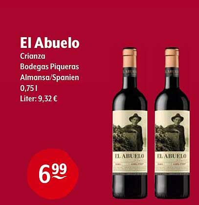 El Abuelo Crianza – 0,75L