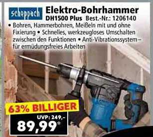 Elektro-Bohrhammer DH1500 Plus
