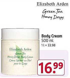 Elizabeth Arden Green Tea Honey Drops Body Cream 500 ml