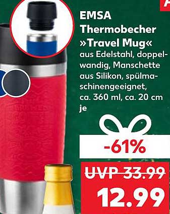 EMSA Thermobecher »Travel Mug«