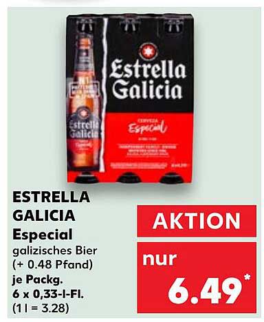 ESTRELLA GALICIA Especial - galizisches Bier