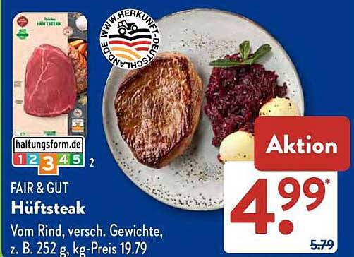FAIR & GUT Hüftsteak