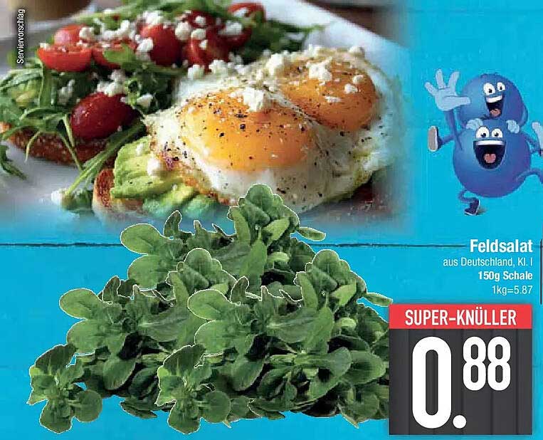 Feldsalat aus Deutschland, Kl. I - 150g Schale