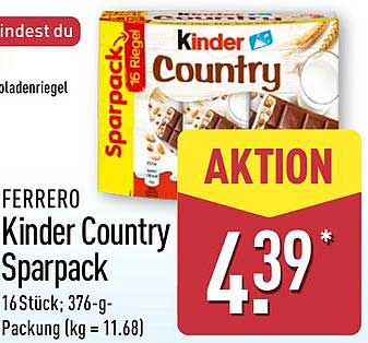 FERRERO Kinder Country Sparpack 16 Stück