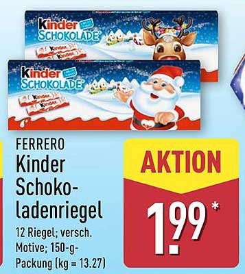 Ferrero Kinder Schokoladenriegel