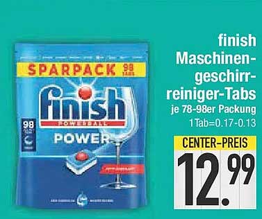 finish Maschinen-geschirr-reiniger-Tabs 98er Packung