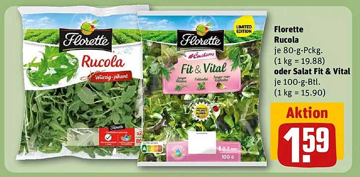Florette Rucola und Salat Fit & Vital – Frische für Ihren Genuss