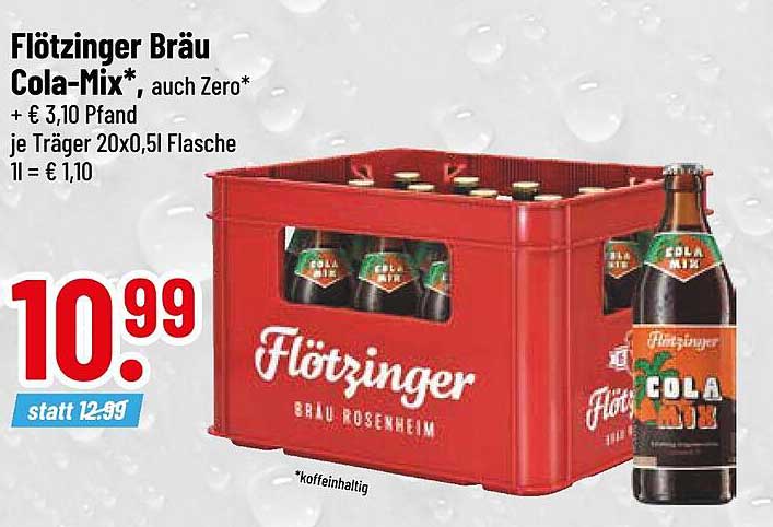 Flötzinger Bräu Cola-Mix, auch Zero