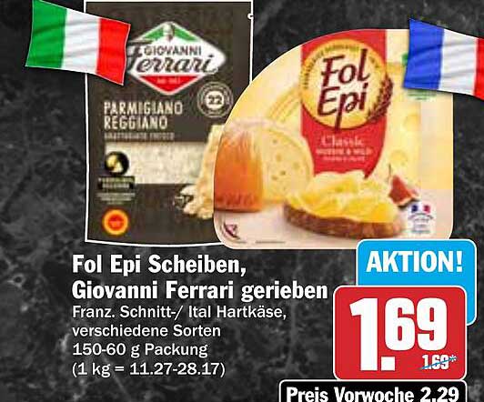 Fol Epi Scheiben, Giovanni Ferrari gerieben