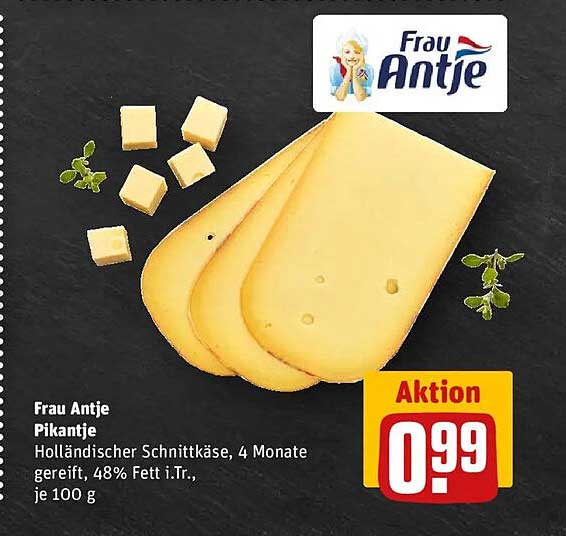 Frau Antje Pikantje – Holländischer Schnittkäse, 4 Monate gereift