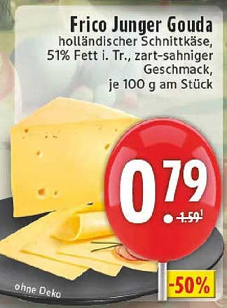 Frico Junge Gouda, holländischer Schnittkäse