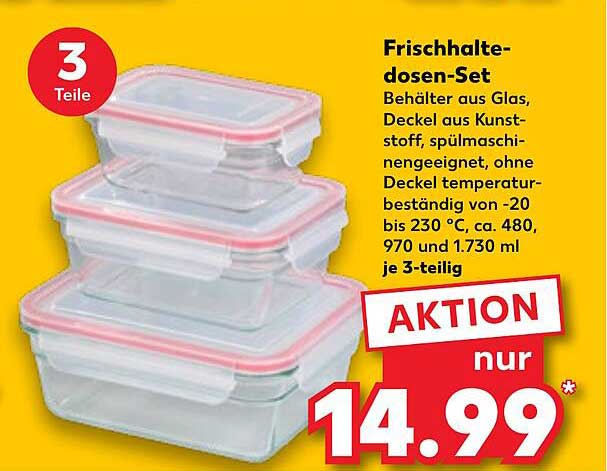 Frischhaltedosen-Set 3-teilig