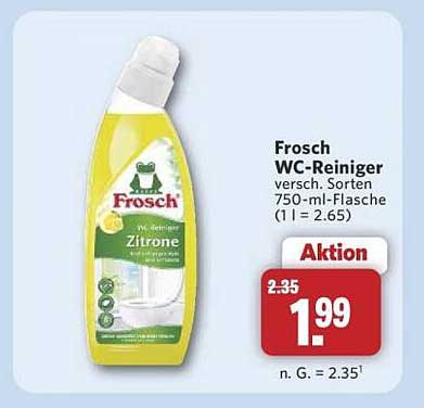 Frosch WC-Reiniger Zitrone 750 ml