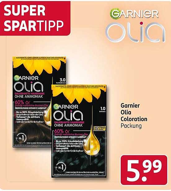 Garnier Olia Coloration Packung