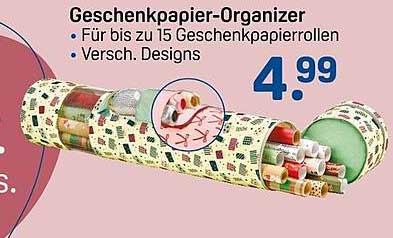 Geschenkpapier-Organizer