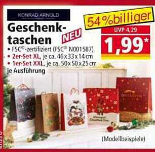 Geschenktaschen - 54% billiger
