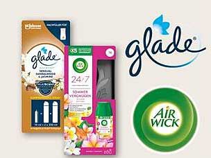 Glade Duftspray mit Sandelholz und Blüten - 24/7 Raumduft